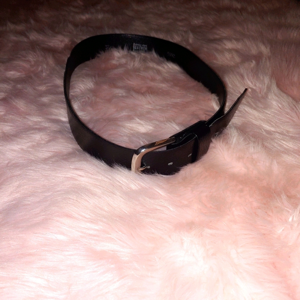 Cowhide lined leather belt Unisex size 32